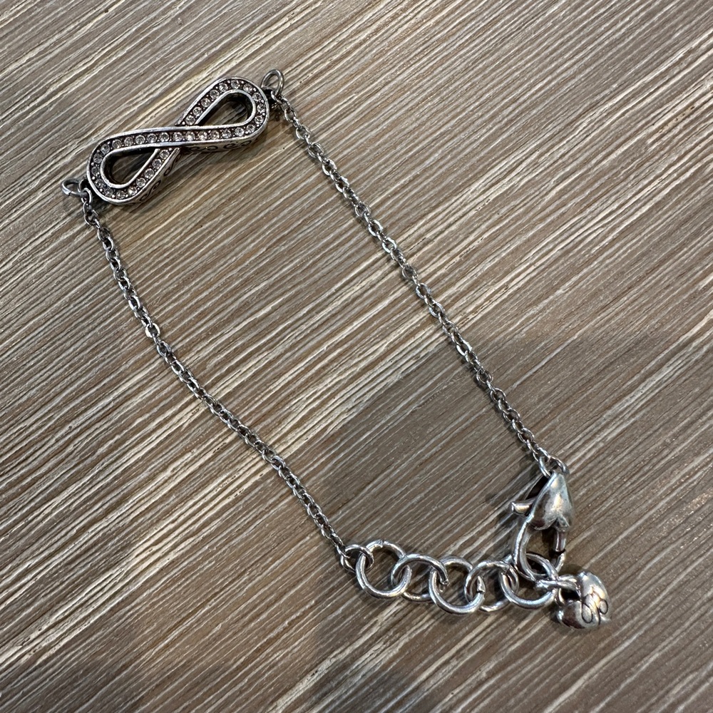 Brighton Adjustable Infinity Bracelet Sterling Si… - image 4